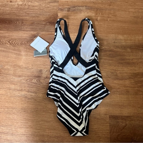 La Blanca Plunge One Piece Swimsuit - Picture 5 of 9